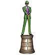 DC Superhero Riddler Bishop Chess Piece with Magazine